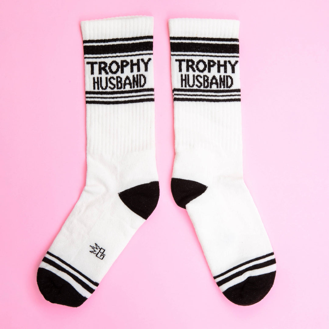 Gym Crew Socks-Trophy Husband
