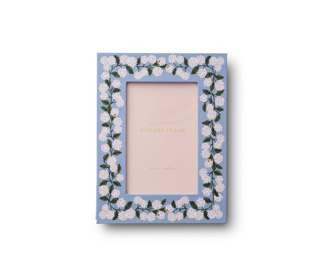 Paper Wrapped Picture Frame-Hydrangea