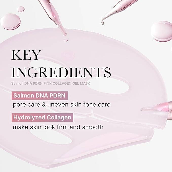 Medicube Sheet Mask-Salmon DNA PDRN Pink Collagen Jelly Gel Overnight Single Mask