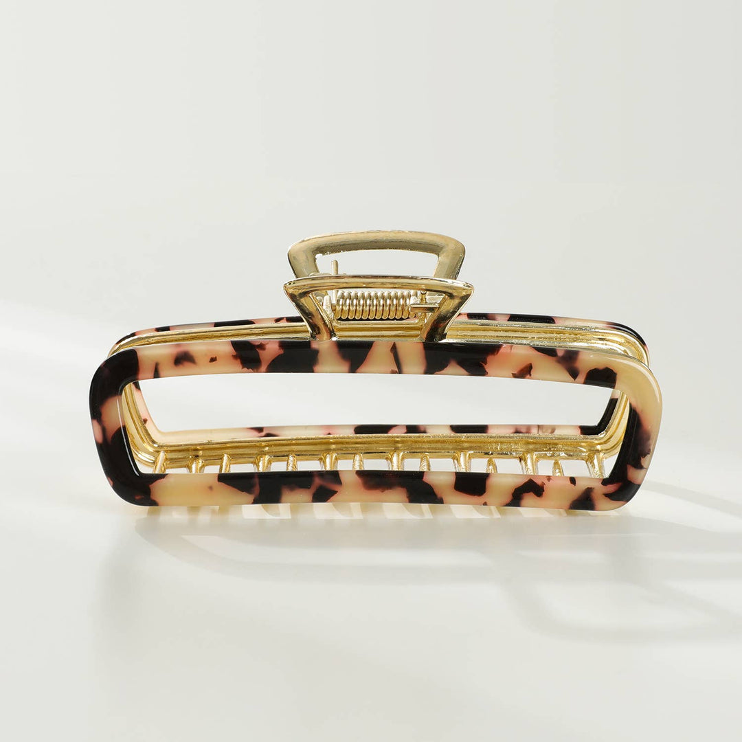 Harlow | Hollow Rectangle Metal Eco-Friendly Claw Clip