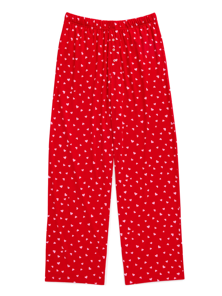 MINI HEARTS ULTRA-SOFT JERSEY KNIT PJ SET