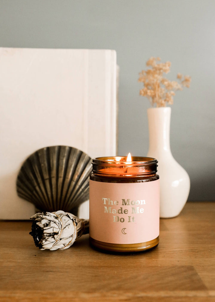 Mantra Candle 9.6oz-The Moon Made Me Do It