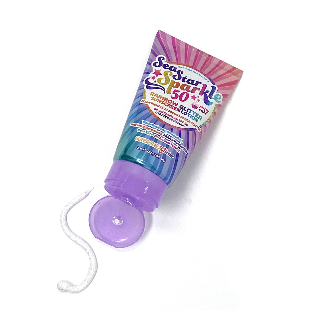 Rainbow Party Cake SPF 50 Travel Ready Gift Set