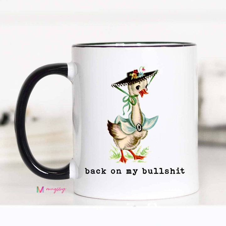Funny Mug 11oz-Back on my Bullshit Funny