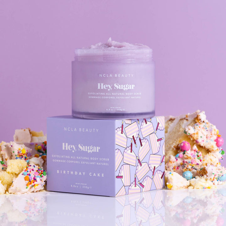 Hey, Sugar All Natural Body Scrub - Birthday Cake 8.5oz