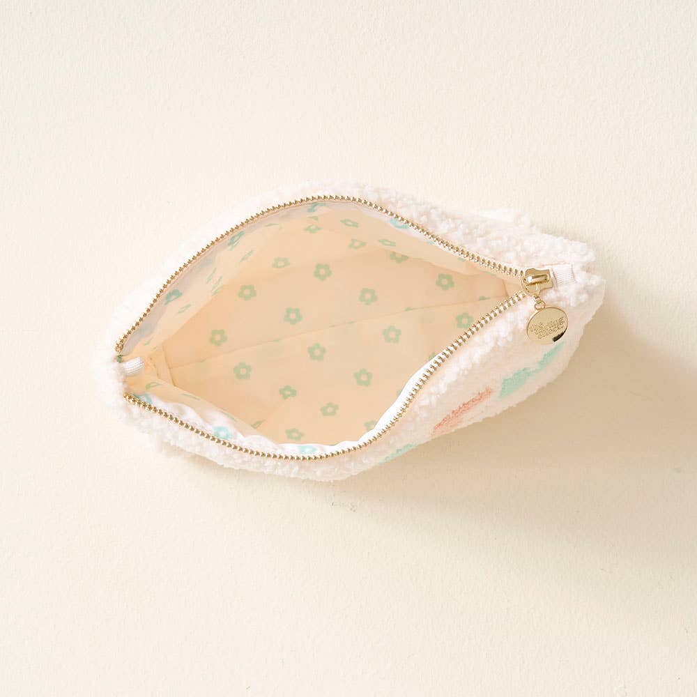 Teddy Pouch-Cream Beach