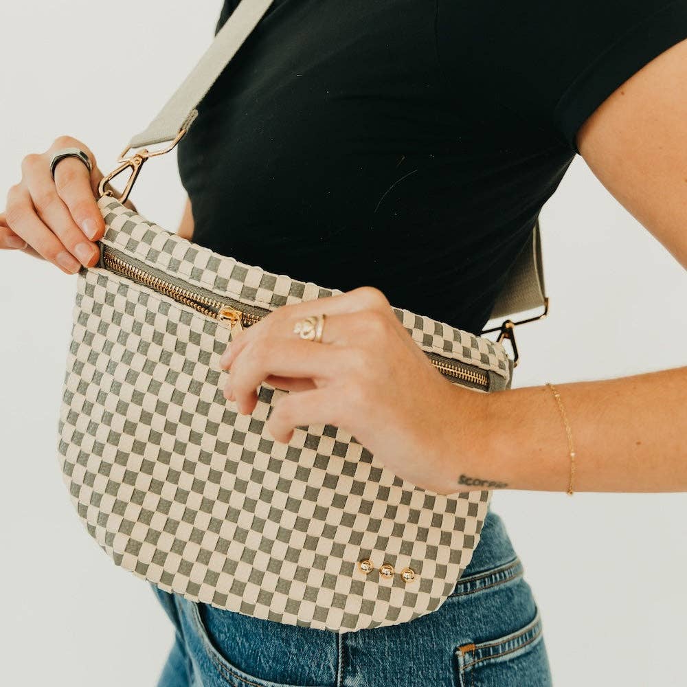 Bum Bag-Westlyn Woven Leather