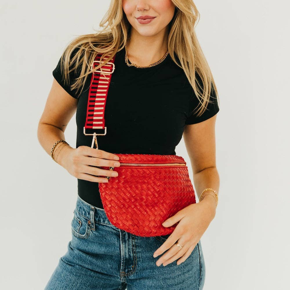Bum Bag-Westlyn Woven Leather
