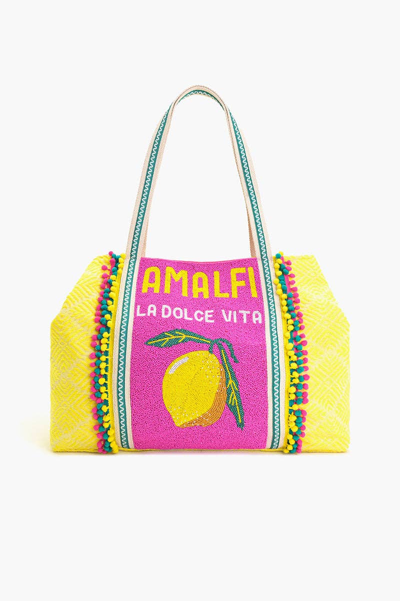 Beaded Tote-Amalfi