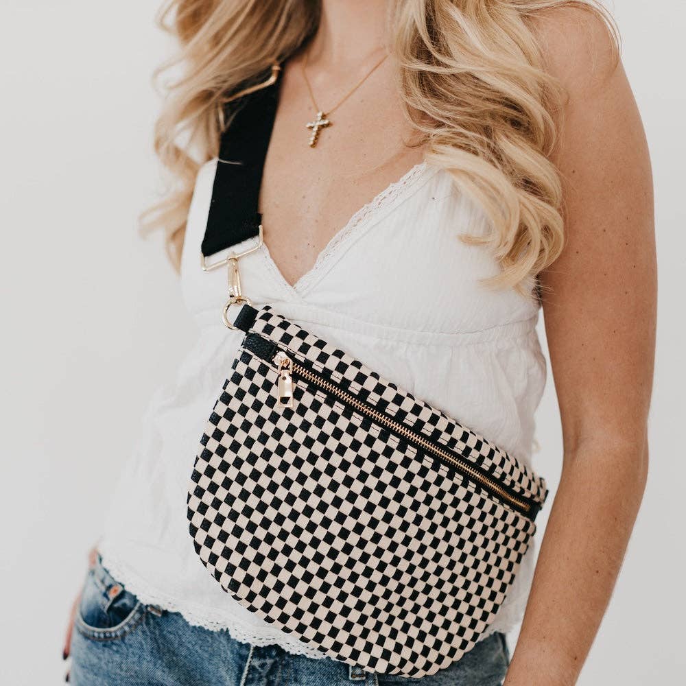Bum Bag-Westlyn Woven Leather