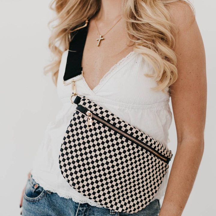 Bum Bag-Westlyn Woven Leather