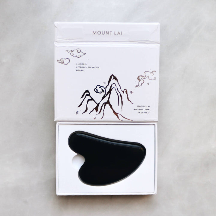 The Black Obsidian Gua Sha Facial Lifting Tool