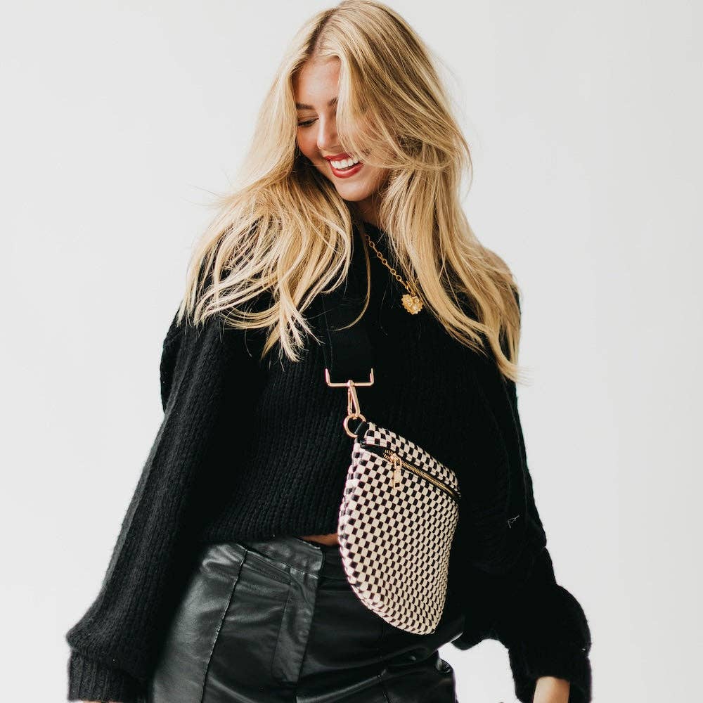 Bum Bag-Westlyn Woven Leather
