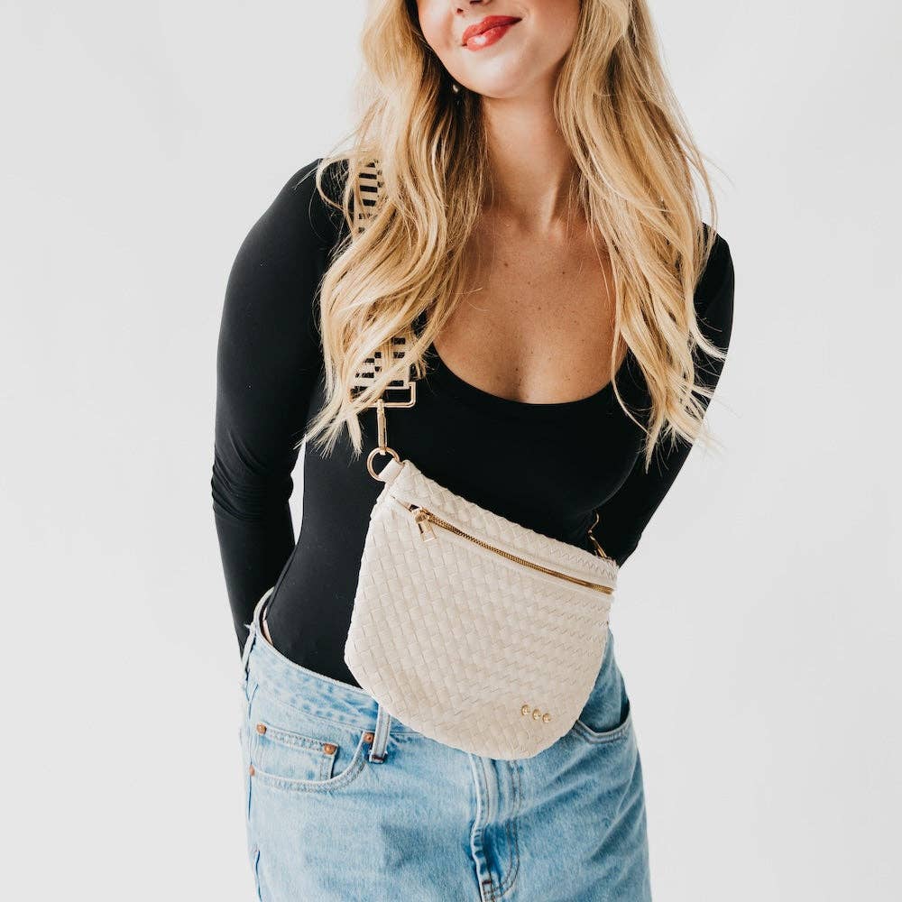 Bum Bag-Westlyn Woven Leather