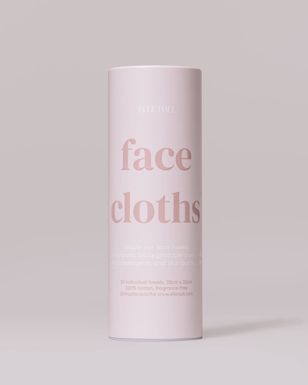 Face Cloths: 30 Single-use towels