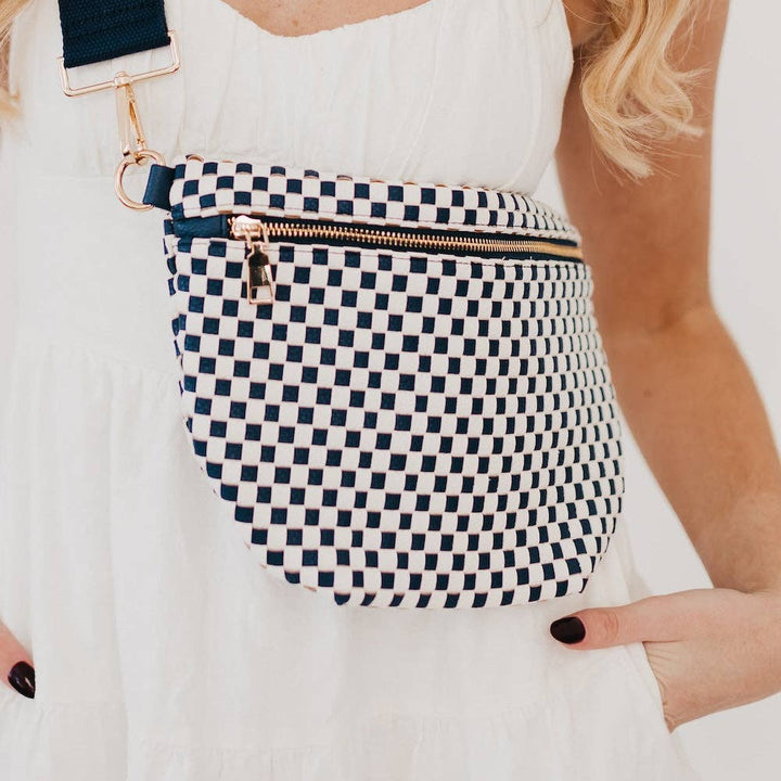 Bum Bag-Westlyn Woven Leather