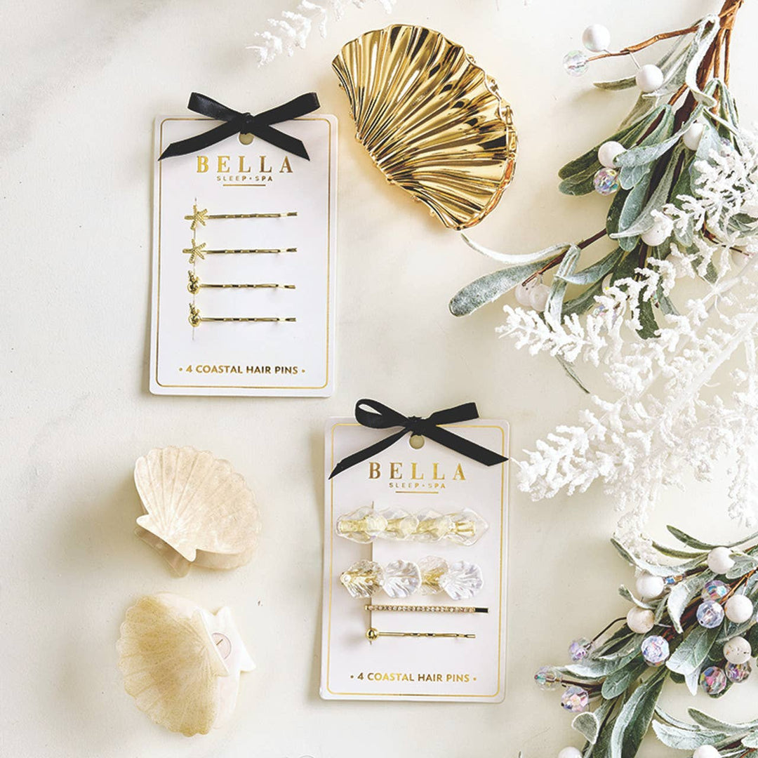 Hair Pins - Seashells - Set of 4