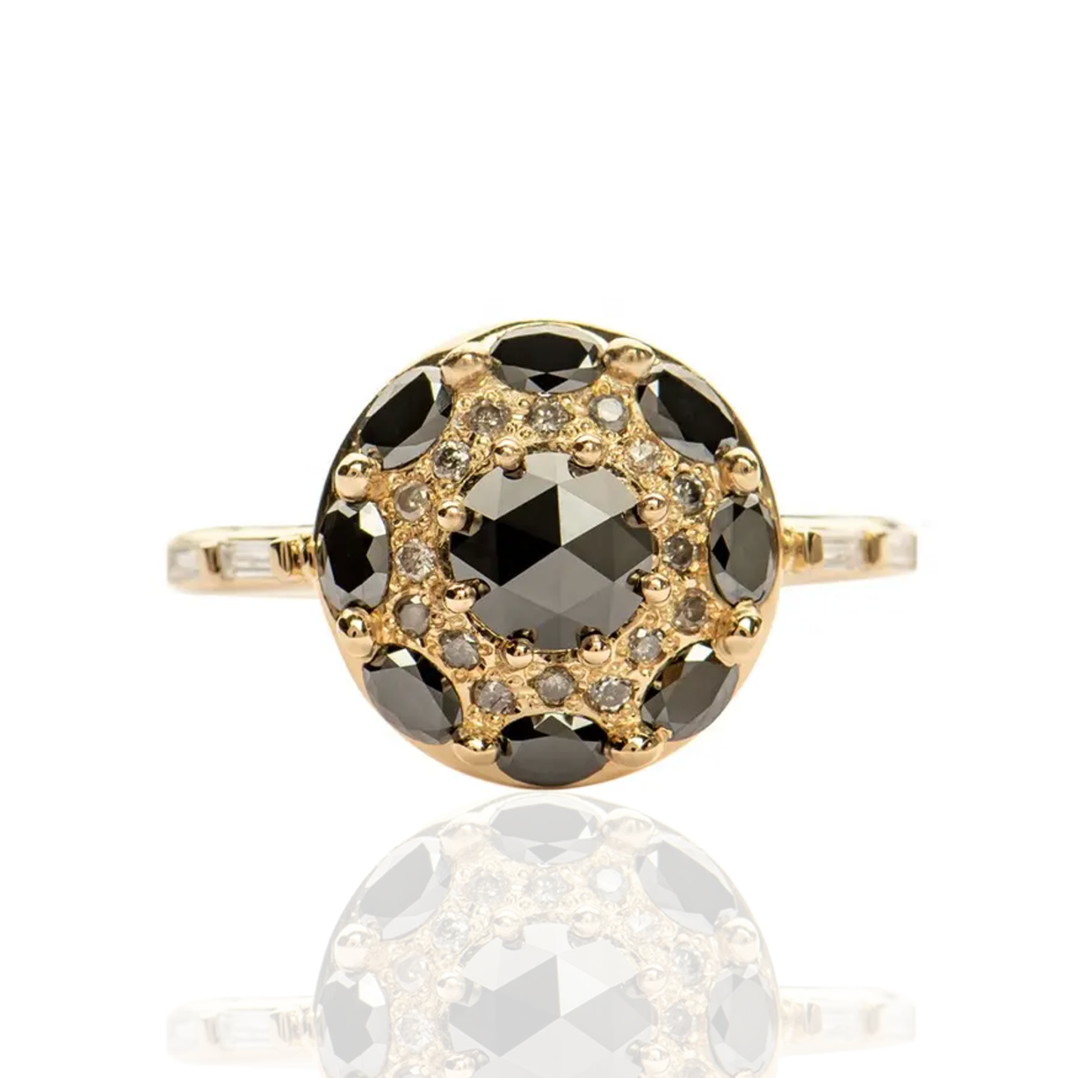 Obsidian Crest Ring