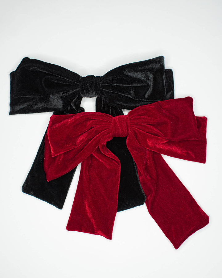 Big Velvet Bow: Black