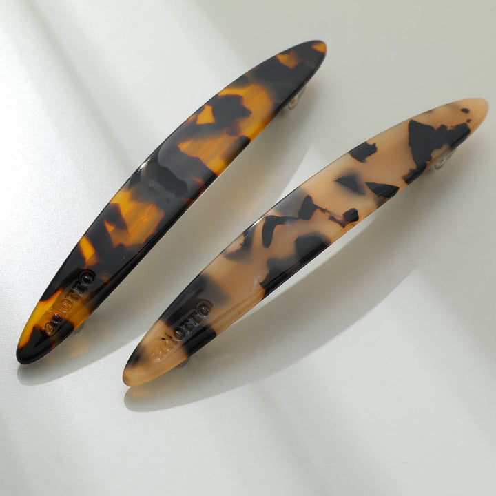 Aimee Core Oblong Oval French Barrette Hair Clip