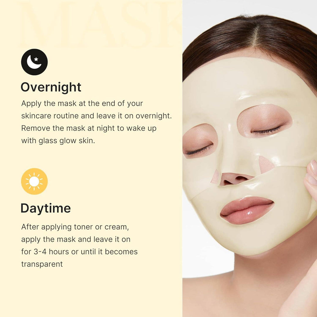 Medicube Sheet Mask-Kojic Acid Turmeric Brightening Gold Jelly Gel Single Mask