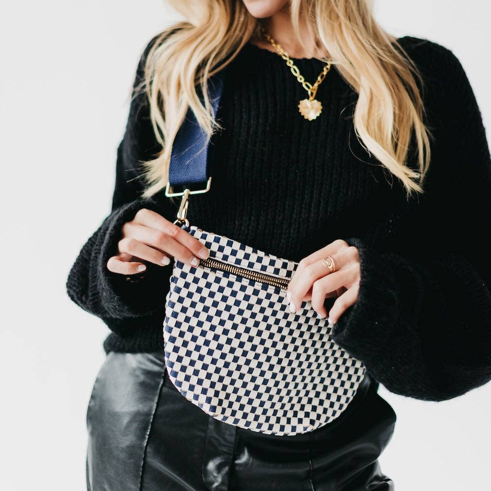 Bum Bag-Westlyn Woven Leather