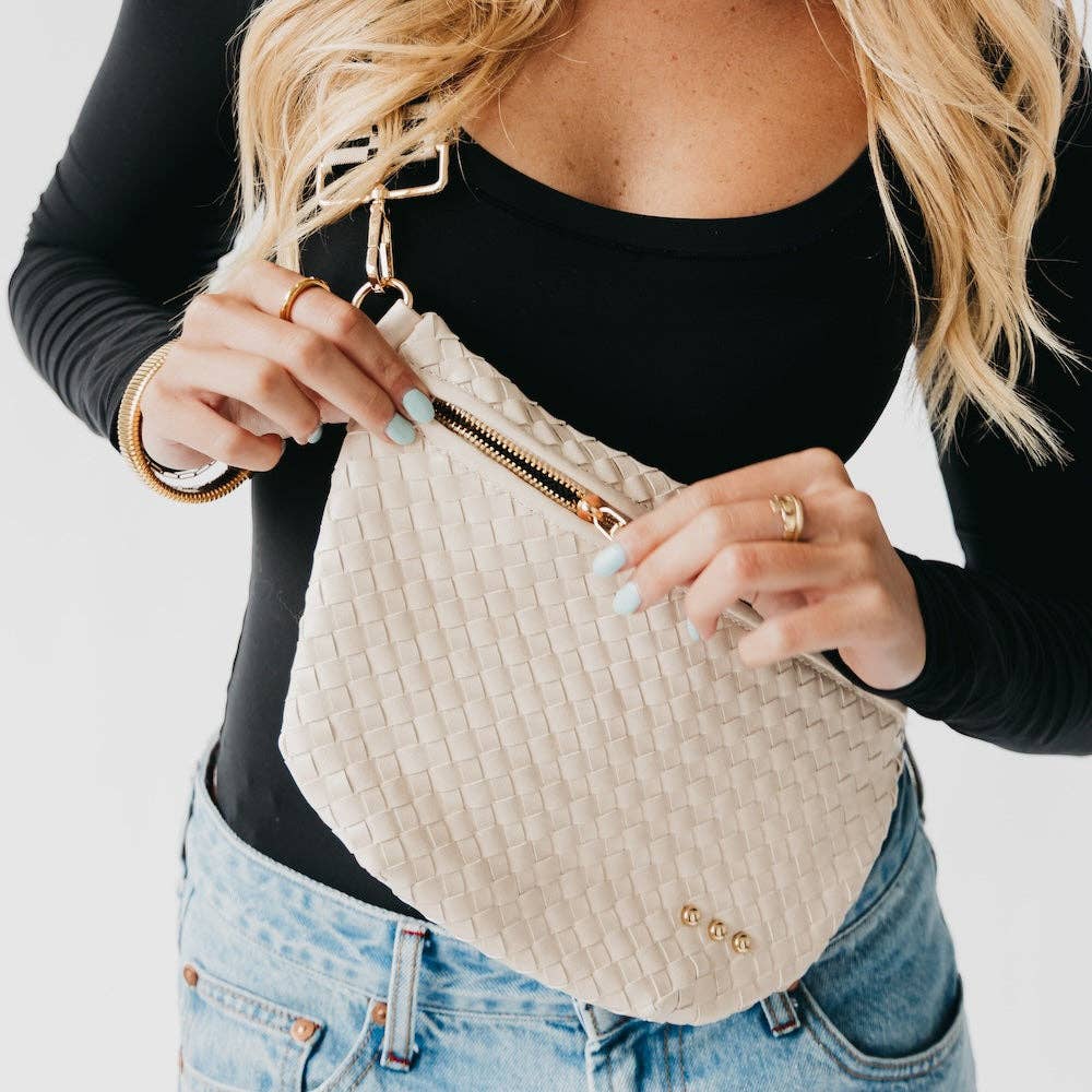 Bum Bag-Westlyn Woven Leather