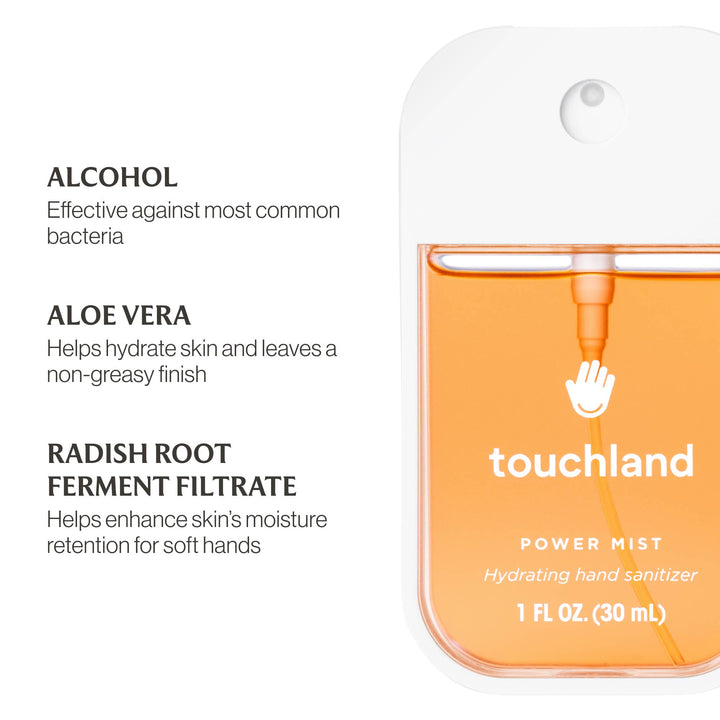 Power Mist Hydrating Hand Sanitizer 1oz-Velvet Peach