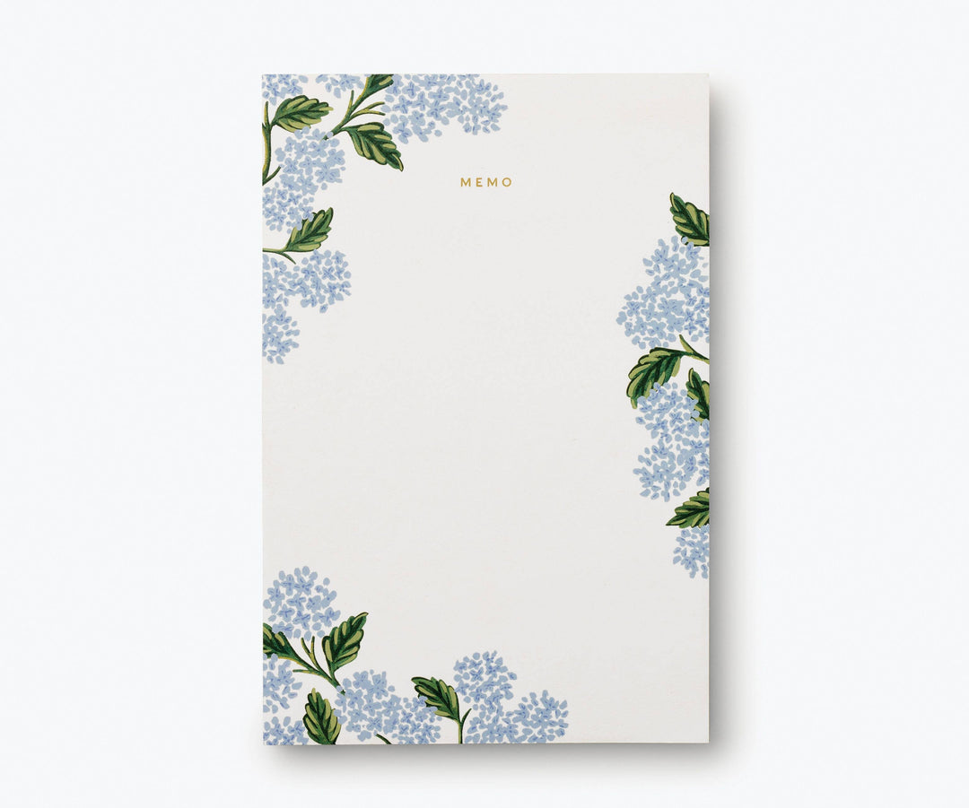 Rifle Hydrangea Memo Notepad
