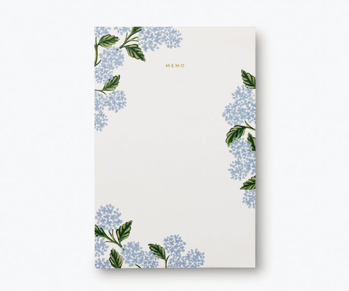 Rifle Hydrangea Memo Notepad