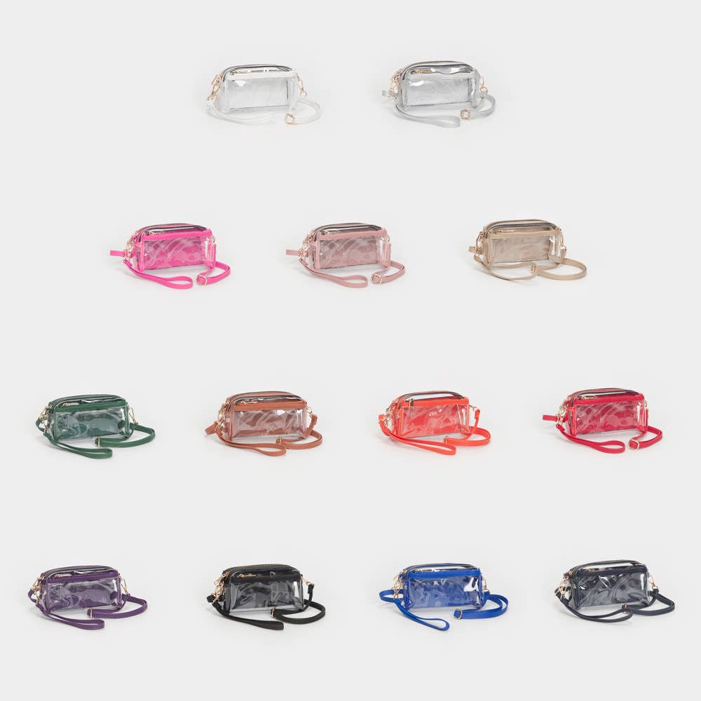 Small Crossbody Bag-Transparent