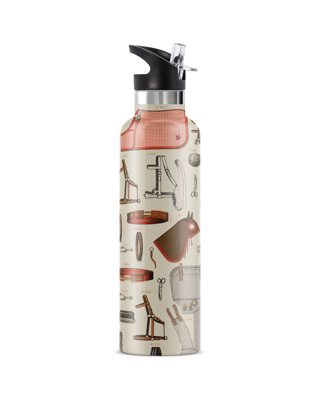 BITS & BRIDALS | Horse Tack Insulated Water Bottle 25oz
