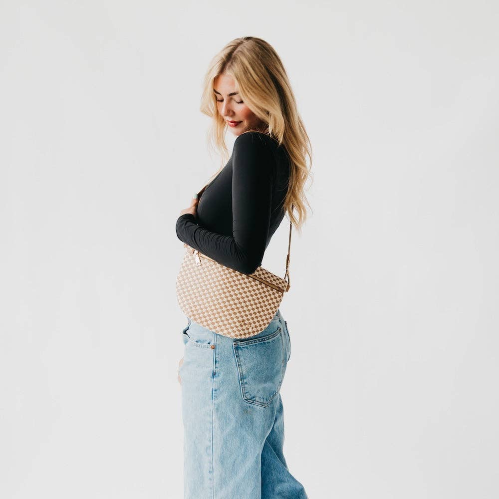 Bum Bag-Westlyn Woven Leather