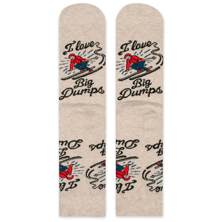 I Love Big Dumps Socks for Skiers
