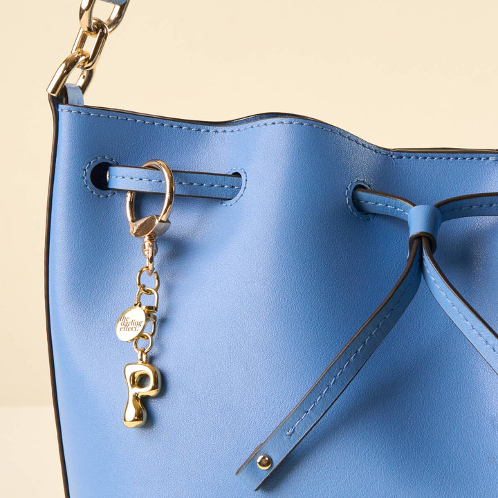 Bubble Letter Keychain Bag Charm–P