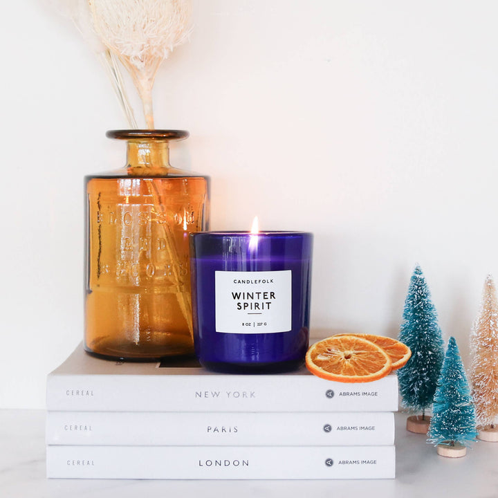 8 oz Holiday Tumbler Candle-Winter Spirit