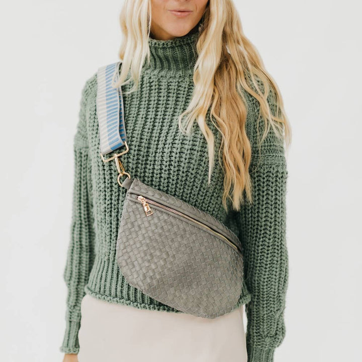 Bum Bag-Westlyn Woven Leather