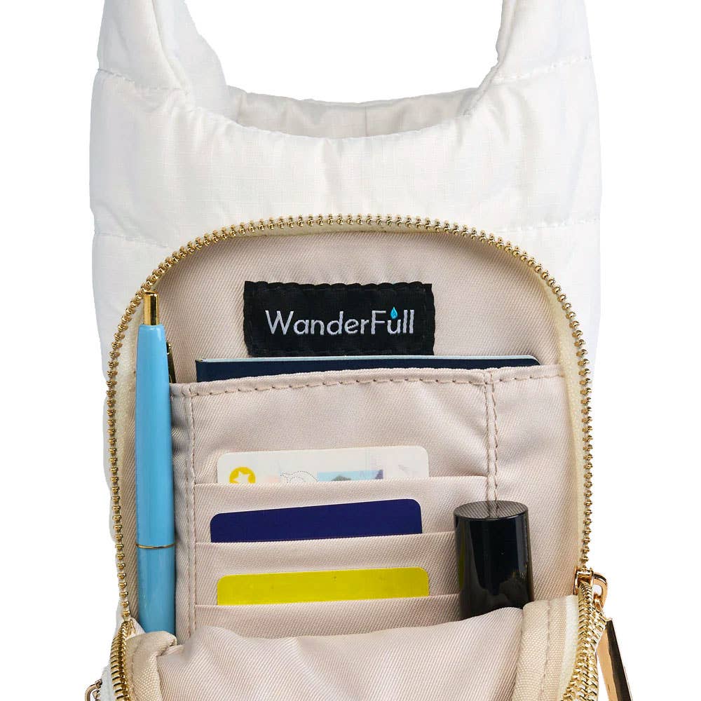 White HydroBag® with Tennis Embroidery