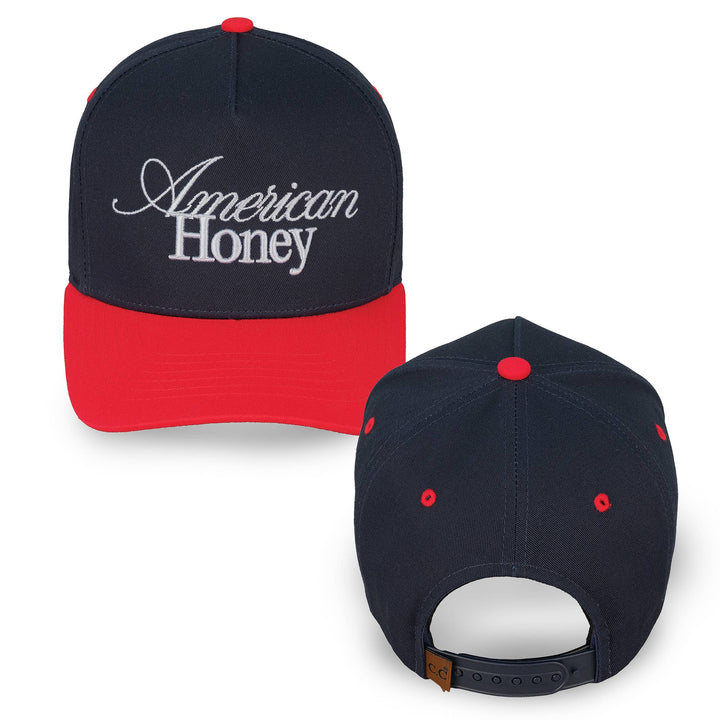 Letter embroidered Trucker Hat-American Honey