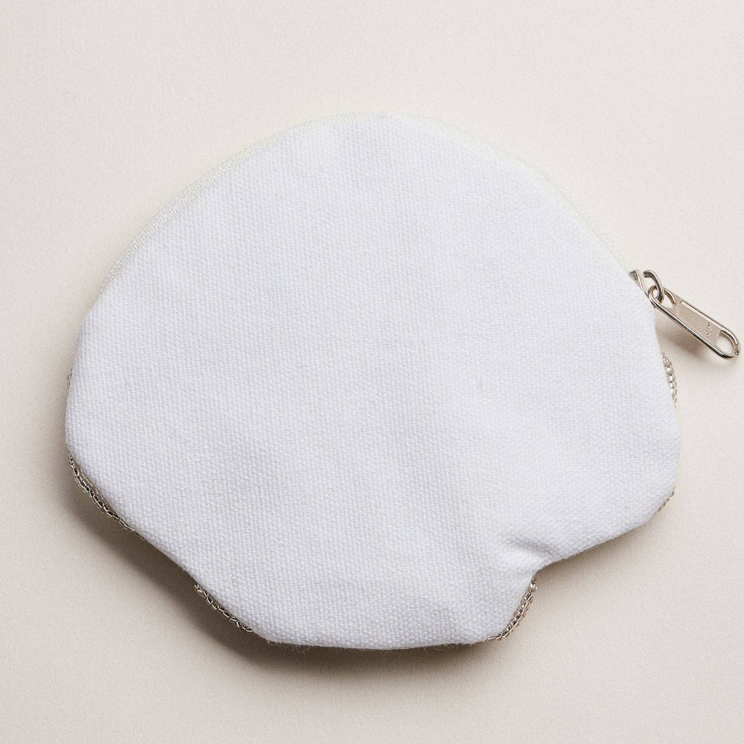 Beaded Coin Purse-Seashell with Pearl Accent