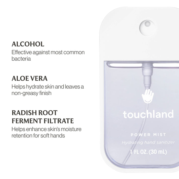 Power Mist Hydrating Hand Sanitizer 1oz-Beach Coco