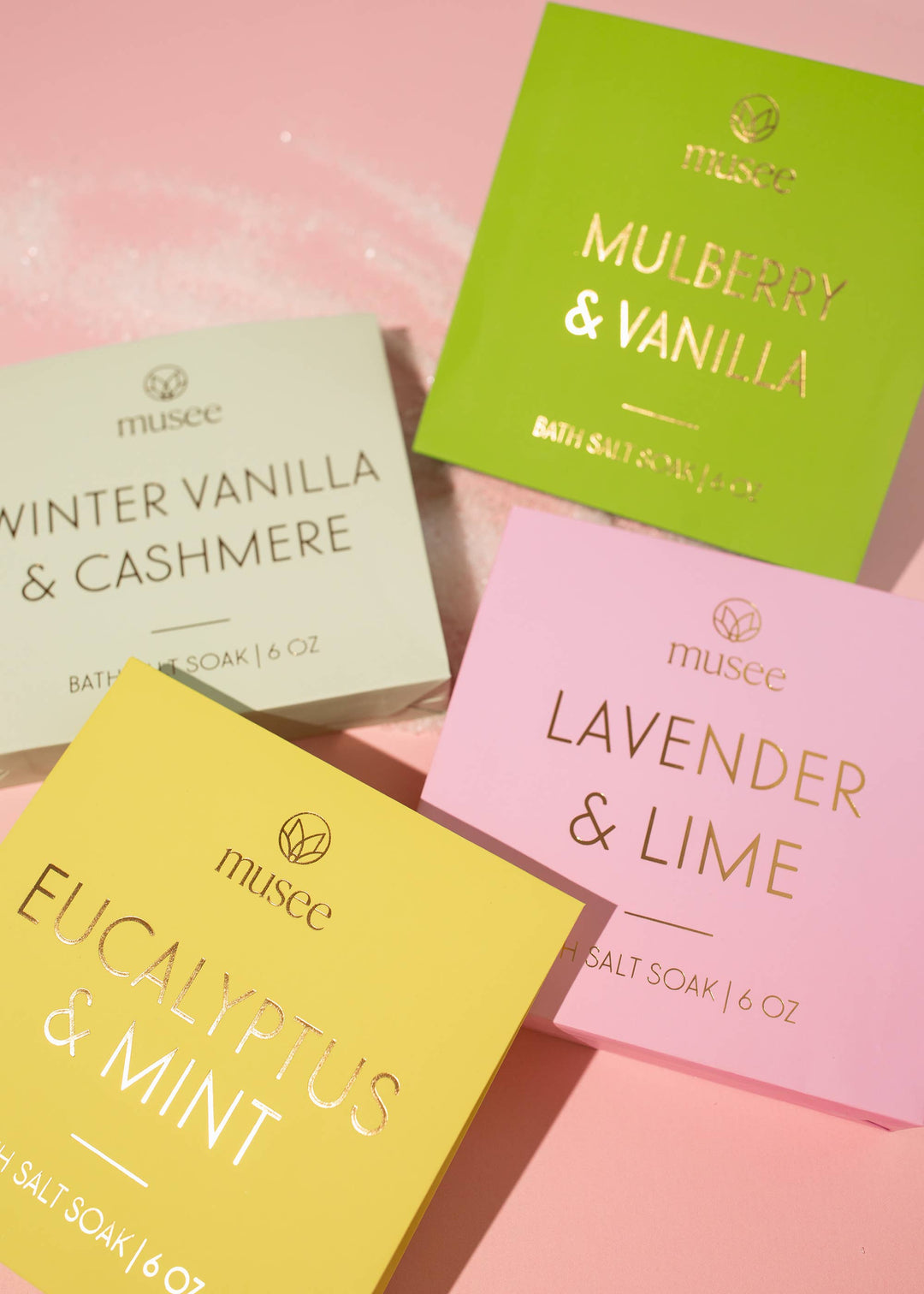 Mini Bath Salt Soak 6oz-Winter Vanilla & Cashmere