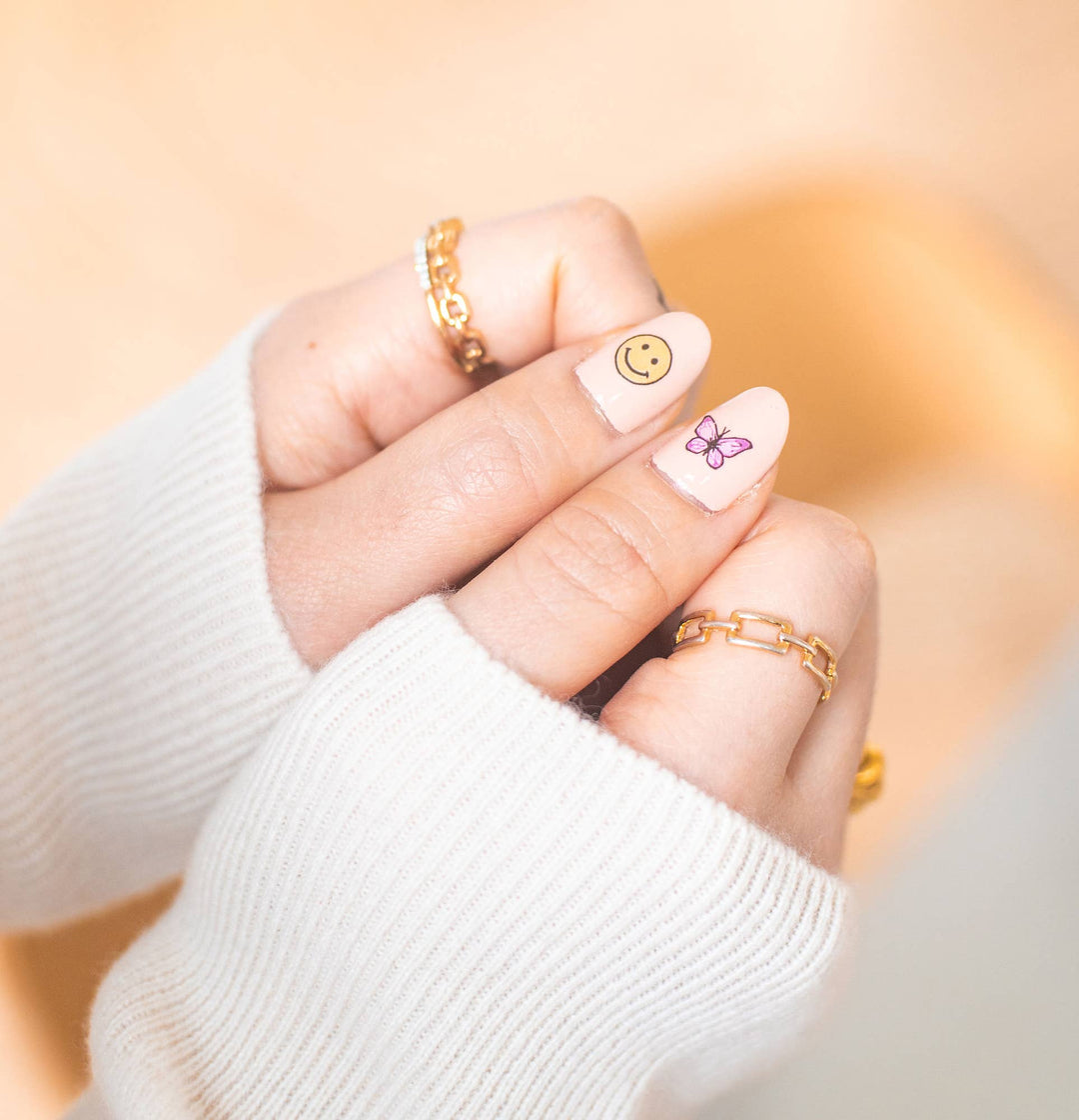 Nail Art Temporary Tattoo Pack - Color