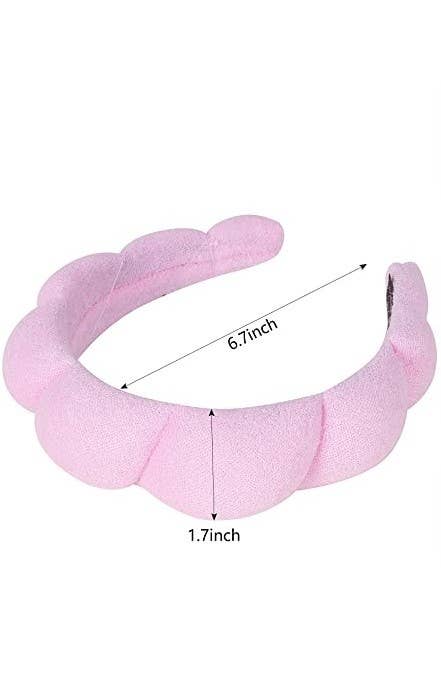 Headband-Puffy Terrycloth Spa