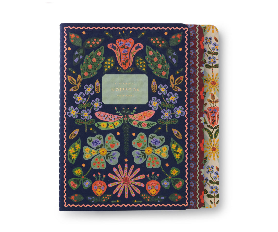 Assorted Set of 3 Notebooks- Posy