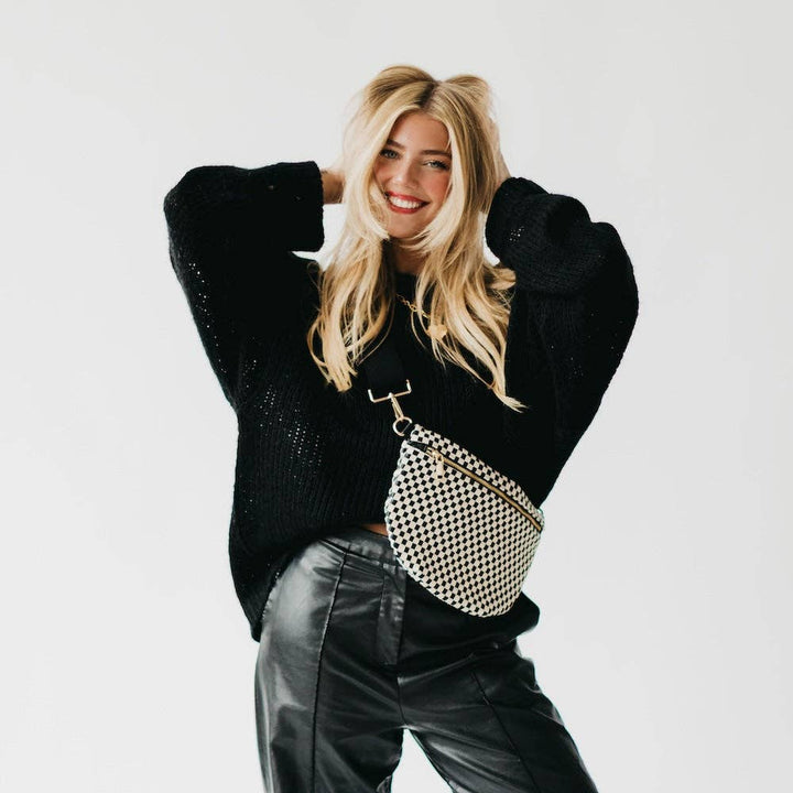 Bum Bag-Westlyn Woven Leather