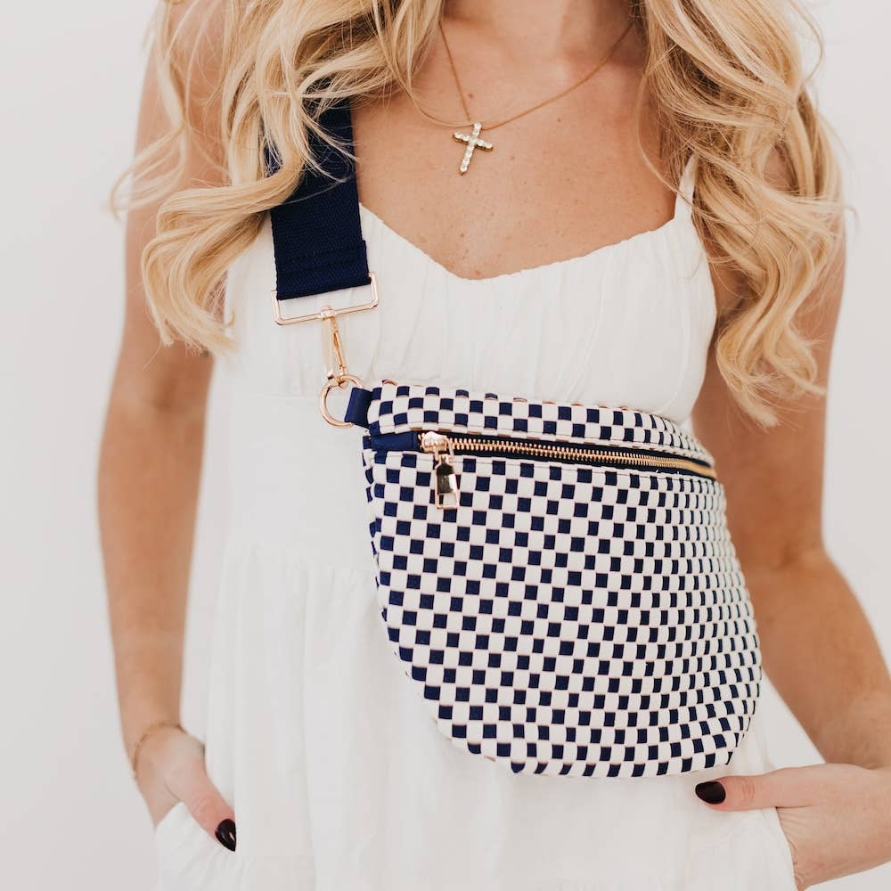 Bum Bag-Westlyn Woven Leather