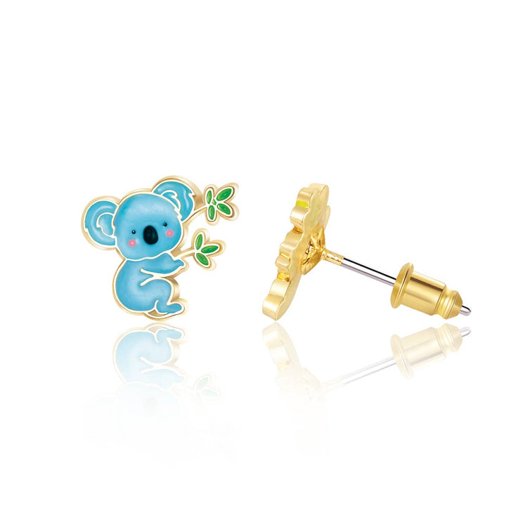Stud Earrings-Cutie Koala