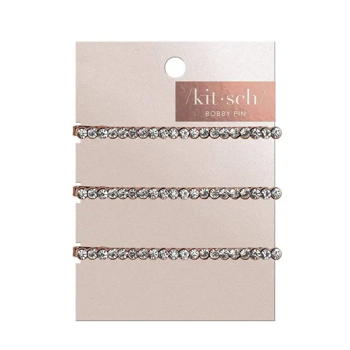 Rhinestone Bobby Pins 3 Pack