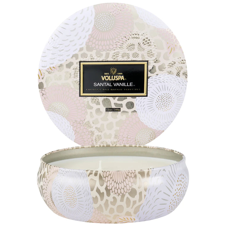 Japonica 3 Wick Tin Candle 12oz